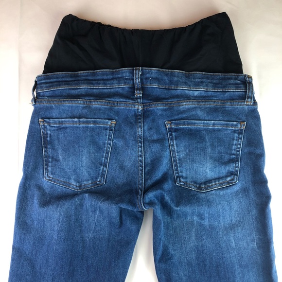 Zara premium skinny Mommy Fit maternity jean L - Picture 5 of 6